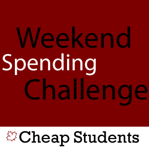 weekend spending challenge