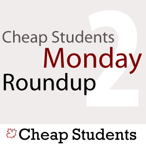 Cheap Students Monday Roundup 2
