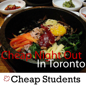 cheap night out in toronto