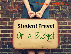 student travel on a budget